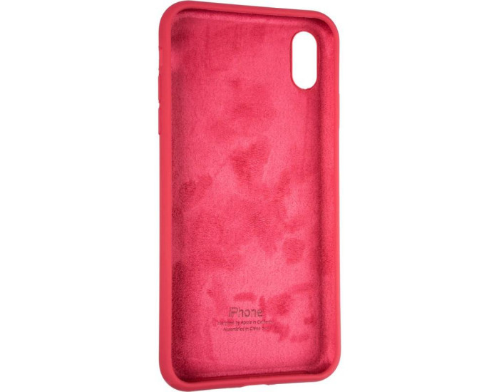 Чехол-силикон оригинал Full Cover Soft Matte iPhone XS Max Garnet