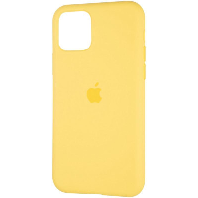 Чохол-силікон оригінал Full Soft Matte iPhone 11 Pro Canary yellow