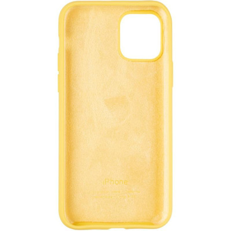 Чехол-силикон оригинал Full Soft Matte iPhone 11 Pro Canary yellow