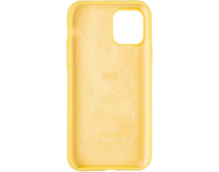 Чехол-силикон оригинал Full Soft Matte iPhone 11 Pro, Canary yellow