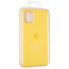 Чехол-силикон оригинал Full Soft Matte iPhone 11 Pro, Canary yellow