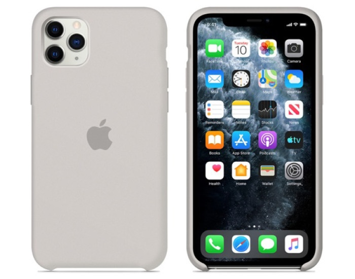 Чехол-силикон оригинал Soft Matte iPhone 11 Pro Max, Stone