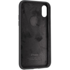 Чехол-силикон оригинал Full Soft Matte iPhone X / XS Black