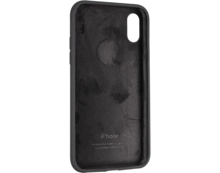 Чехол-силикон оригинал Full Soft Matte iPhone X / XS Black