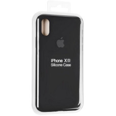 Чехол-силикон оригинал Full Soft Matte iPhone X / XS Black