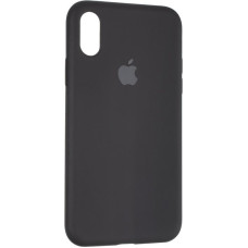 Чехол-силикон оригинал Full Soft Matte iPhone X / XS Black