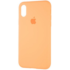 Чехол-силикон оригинал Full Soft Matte iPhone X /XS, Papaya