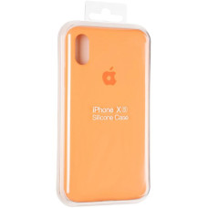 Чехол-силикон оригинал Full Soft Matte iPhone X /XS, Papaya