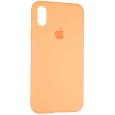 Чехол-силикон оригинал Full Soft Matte iPhone X /XS, Papaya