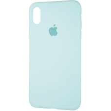 Чехол-силикон оригинал Full Cover Soft Matte iPhone XS Max, Ice sea blue