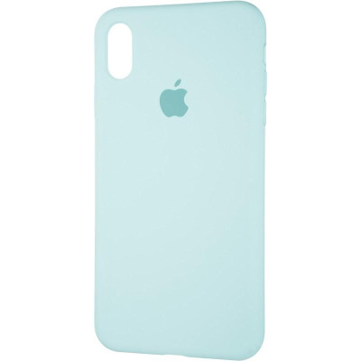 Чехол-силикон оригинал Full Cover Soft Matte iPhone XS Max Ice Sea Blue