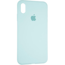 Чехол-силикон оригинал Full Cover Soft Matte iPhone XS Max, Ice sea blue