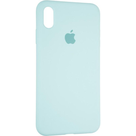 Чехол-силикон оригинал Full Cover Soft Matte iPhone XS Max Ice Sea Blue
