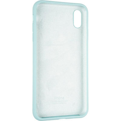 Чехол-силикон оригинал Full Cover Soft Matte iPhone XS Max Ice Sea Blue