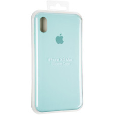 Чехол-силикон оригинал Full Cover Soft Matte iPhone XS Max, Ice sea blue