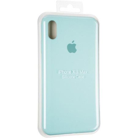 Чехол-силикон оригинал Full Cover Soft Matte iPhone XS Max Ice Sea Blue