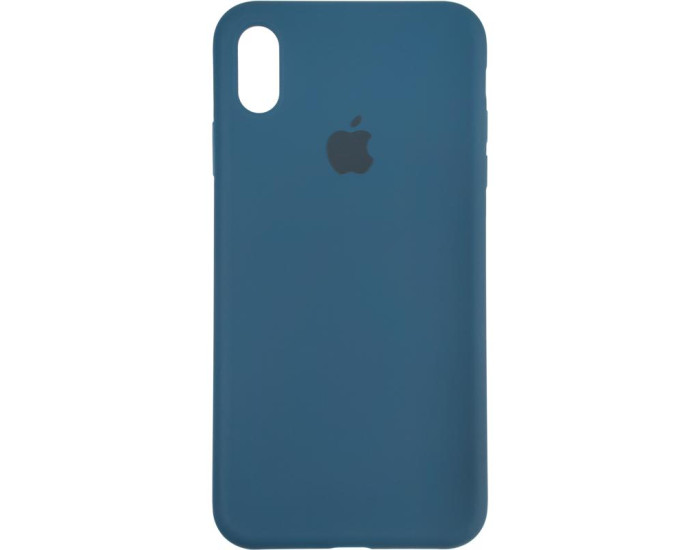 Чехол-силикон оригинал Full Cover Soft Matte iPhone XS Max, Space blue