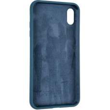 Чехол-силикон оригинал Full Cover Soft Matte iPhone XS Max, Space blue
