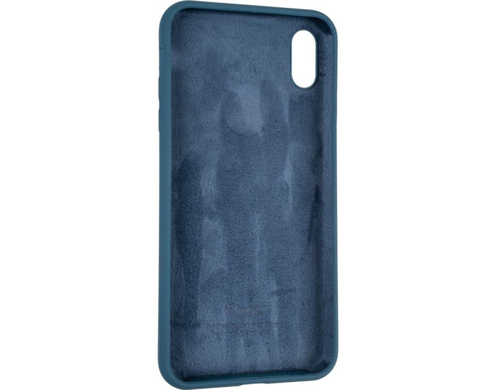 Чехол-силикон оригинал Full Cover Soft Matte iPhone XS Max, Space blue