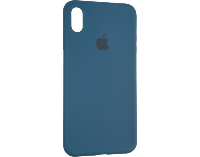 Чехол-силикон оригинал Full Cover Soft Matte iPhone XS Max, Space blue