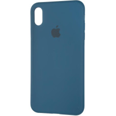 Чехол-силикон оригинал Full Cover Soft Matte iPhone XS Max, Space blue