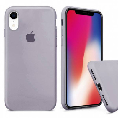 Чохол-силікон оригінал Full Cover Soft Matte iPhone XR Pebble