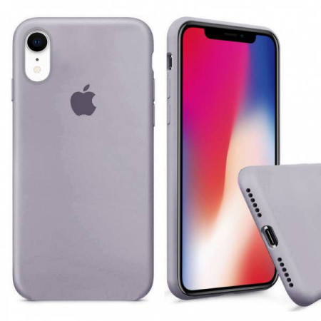 Чехол-силикон оригинал Full Cover Soft Matte iPhone XR Pebble (Класс А)
