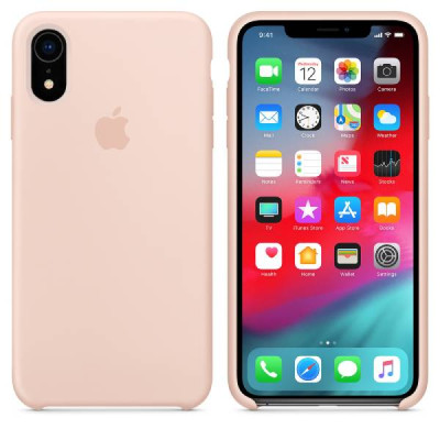 Чохол-силікон оригінал Full Cover Soft Matte iPhone XR Pink Sand