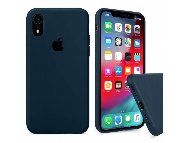 Чохол-силікон оригінал Full Cover Soft Matte iPhone XR Forest Green