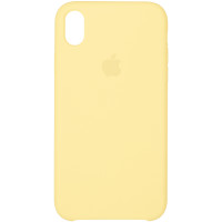 Чехол-силикон оригинал Soft Matte iPhone X / XS Canary Yellow (Класс А)