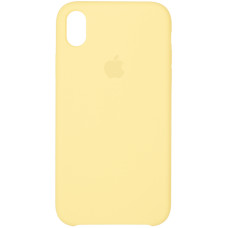 Чехол-силикон оригинал Soft Matte iPhone X / XS Canary Yellow (Класс B)