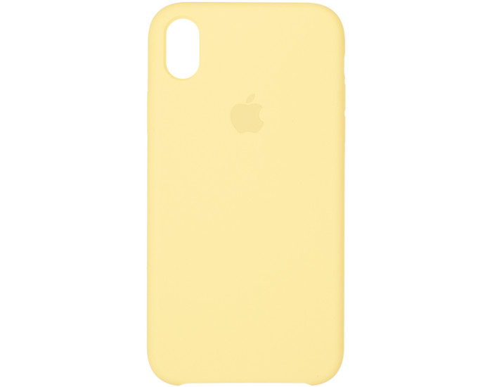 Чехол-силикон оригинал Soft Matte iPhone X /XS, Canary yellow