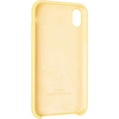 Чехол-силикон оригинал Soft Matte iPhone X / XS Canary Yellow (Класс B)