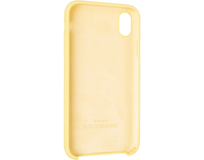 Чехол-силикон оригинал Soft Matte iPhone X /XS, Canary yellow
