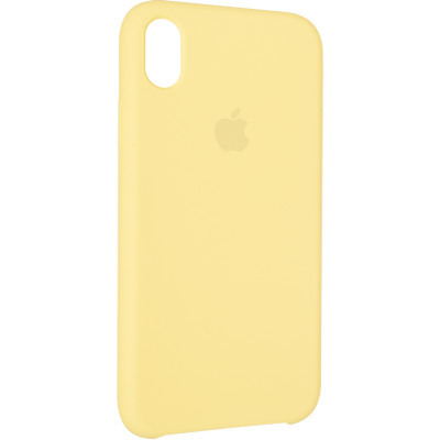 Чехол-силикон оригинал Soft Matte iPhone X / XS Canary Yellow (Класс А)