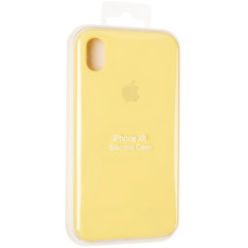 Чехол-силикон оригинал Soft Matte iPhone X /XS, Canary yellow