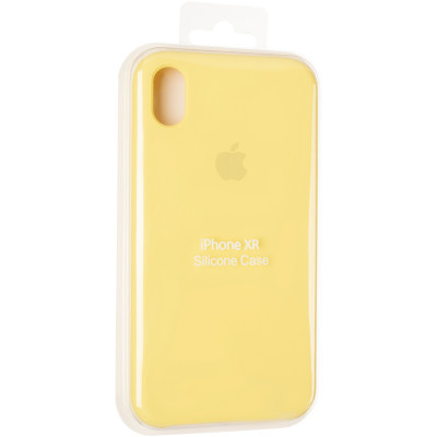 Чехол-силикон оригинал Soft Matte iPhone X / XS Canary Yellow (Класс А)