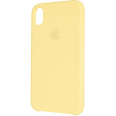 Чехол-силикон оригинал Soft Matte iPhone X /XS, Canary yellow