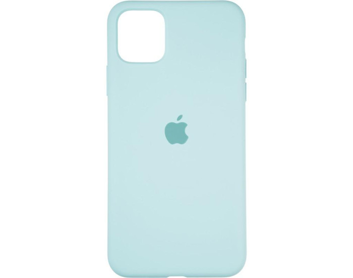 Чехол-силикон оригинал Full Cover Soft Matte iPhone 11 Pro Max, Ice sea blue