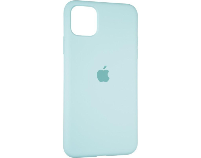 Чехол-силикон оригинал Full Cover Soft Matte iPhone 11 Pro Max, Ice sea blue