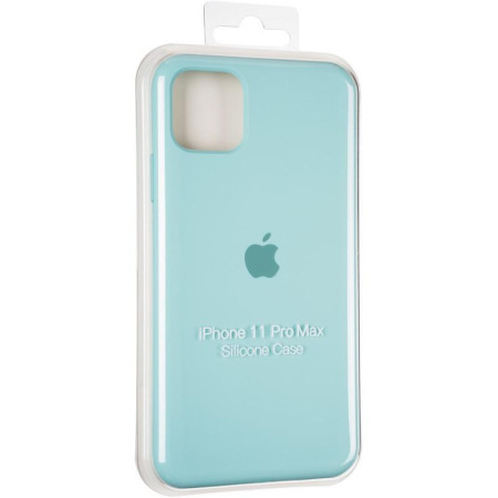 Чехол-силикон оригинал Full Cover Soft Matte iPhone 11 Pro Max Ice Sea Blue