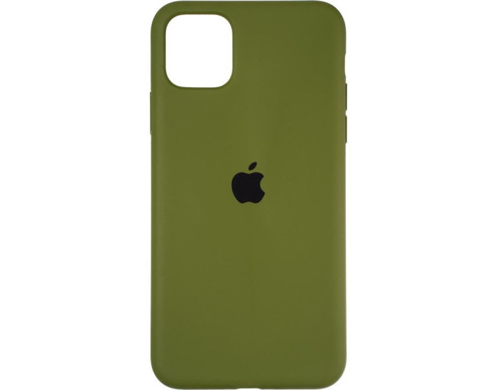 Чехол-силикон оригинал Full Cover Soft Matte iPhone 11 Pro Max, Pinery green