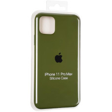 Чехол-силикон оригинал Full Cover Soft Matte iPhone 11 Pro Max, Pinery green