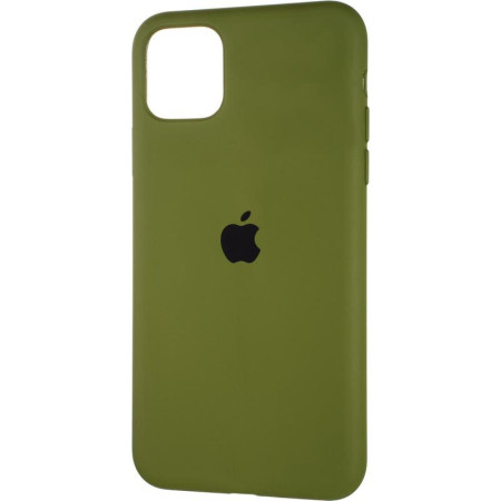 Чехол-силикон оригинал Full Cover Soft Matte iPhone 11 Pro Max Pinery Green (Класс B)