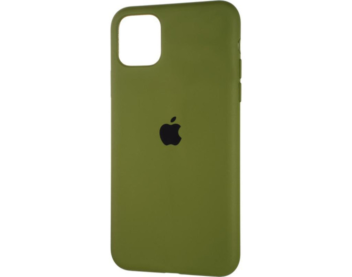 Чехол-силикон оригинал Full Cover Soft Matte iPhone 11 Pro Max, Pinery green