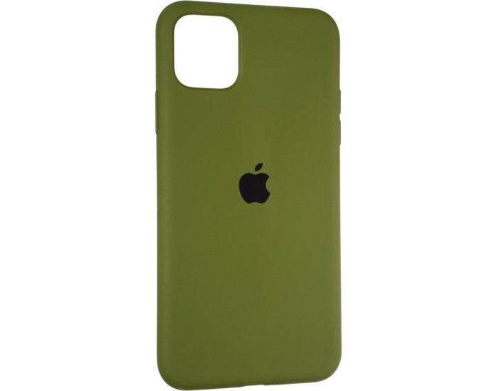 Чехол-силикон оригинал Full Cover Soft Matte iPhone 11 Pro Max, Pinery green