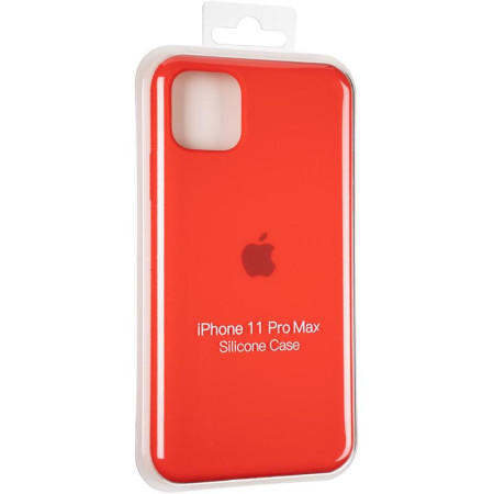 Чехол-силикон оригинал Full Cover Soft Matte iPhone 11 Pro Max Red (Класс А)