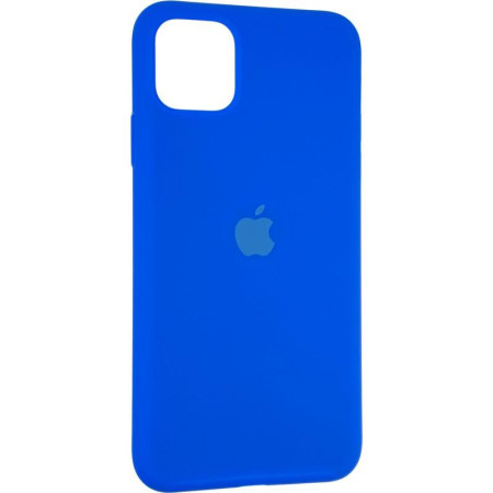 Чехол-силикон оригинал Full Cover Soft Matte iPhone 11 Pro Max Sapphire Blue