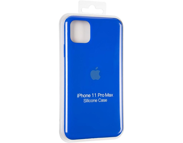 Чехол-силикон оригинал Full Cover Soft Matte iPhone 11 Pro Max, Sapphire blue