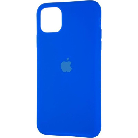 Чехол-силикон оригинал Full Cover Soft Matte iPhone 11 Pro Max Sapphire Blue